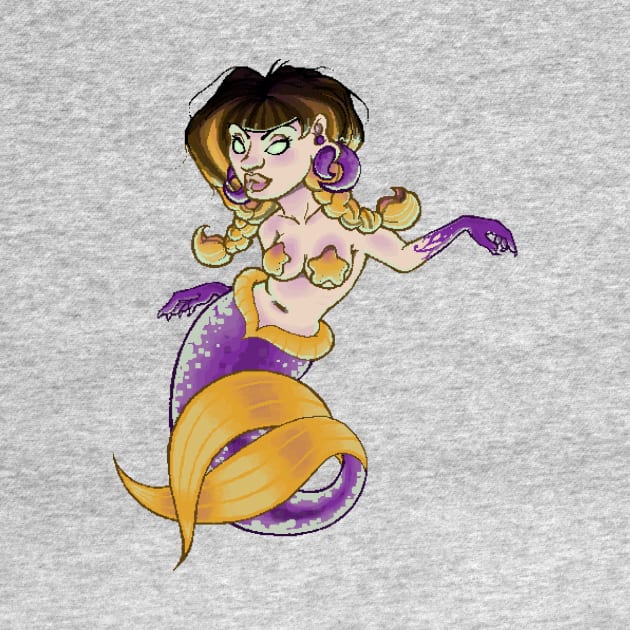 Pixel Mermaid by z0mbi